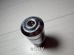 OLYMPUS Plan 10x/0.25? /- Microscope Objective Lens Used Untested