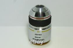 OLYMPUS SPlan 10PL 0.3 160 0.17 Microscope Objective Lens