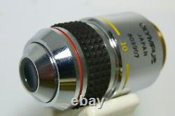 OLYMPUS SPlan 10PL 0.3 160 0.17 Microscope Objective Lens