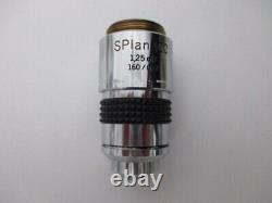 OLYMPUS SPlan s plan 100X 1.25 oil 160/0.170 Microscope objective lens s plan
