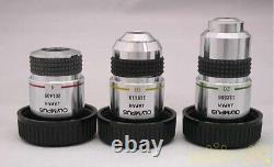 Objective lens set for OLYMPUS microscope