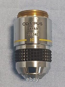 Olympus 125342 Splan 10 0.30 160/0.17 Microscope Objective Lens