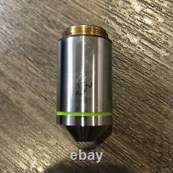 Olympus 20x/0.40? /0.17 Microscope Objective / Lens Green Great Condition