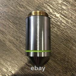 Olympus 20x/0.40? /0.17 Microscope Objective / Lens Green Great Condition