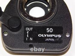 Olympus 50 50X DIC Nomarski Prism Microscope Objective Optics Lens Part Japan