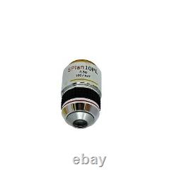 Olympus 803974 SPlan 10 PL Microscope Objective Lens 0.30 160/0.17 Made in Japan
