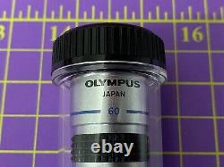 Olympus A 60, 0.8, 160/0.17 Microscope Objective Lens New