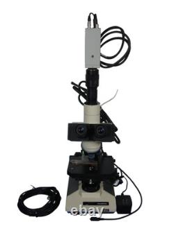 Olympus BH-2 Microscope with 3 Objective Lens and Diagnositc Instruments 0.7X