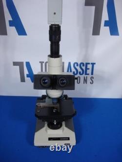 Olympus BH-2 Microscope with 3 Objective Lens and Diagnositc Instruments 0.7X