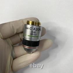 Olympus CK 20 LWD C A20PL 0.4 160/1.2 Phase Contrast Microscope Objective Lens
