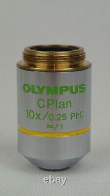 Olympus CPlan 10x/0.25 PhC infinity/1 Microscope Objective Lens