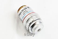Olympus DApo 40x UV PL 1.30 oil 160/0.17 Microscope Objective Lens #5389