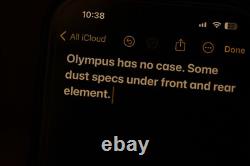 Olympus DF PLAN 1X Stereo Microscope Objective Lens for Olympus SZH and SZX