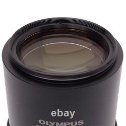 Olympus DF PLAPO 1X-4 Objective Lens For SZX Series Stereo Microscope, 81mm WD