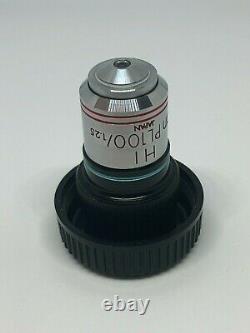 Olympus HI Plan PL100 /1.25 Microscope Objective Lens
