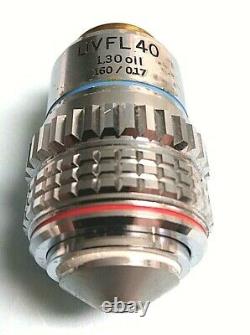 Olympus Japan UVFL 40X Objective Lens 1.30 Oil Imm 160/0.17 For Fluor Microscope