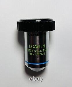 Olympus LCAch N 40x PhP Phase Contrast Microscope Objective Lens