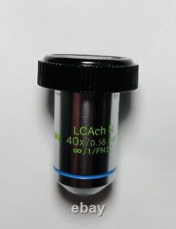 Olympus LCAch N 40x PhP Phase Contrast Microscope Objective Lens