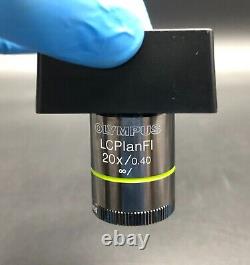 Olympus LCPlanFl 20x /0.40? / CAP-G1.2 ± 0.5 Microscope Objective Lens