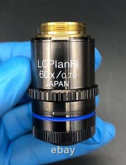 Olympus LCPlanFl 60x /0.70? / CAP-G1.2 ±0.5 Microscope Objective Lens