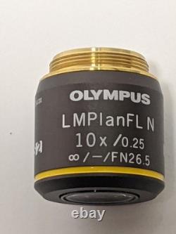 Olympus LMPLFLN10X LMPlanFL N 10X/0.25 UIS2 21mm LWD Microscope Objective