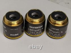 Olympus LMPLFLN10X LMPlanFL N 10X/0.25 UIS2 21mm LWD Microscope Objective