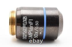 Olympus LMPlanFl 50x 0.50 Infinity Microscope Objective Lens Good Condition