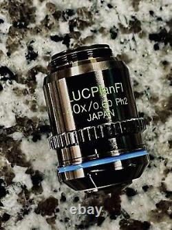 Olympus LUCPLFLN40XPH LUCPlanFL N 40x/0.60? /0-2/FN22 Microscope Objective Lens