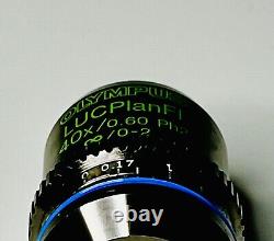 Olympus LUCPLFLN40XPH LUCPlanFL N 40x/0.60? /0-2/FN22 Microscope Objective Lens
