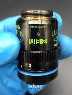 Olympus LUCPLFLN40XPH LUCPlanFL N 40x/0.60? /0-2/FN22 Microscope Objective Lens