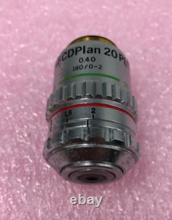 Olympus LWD CDPLAN 20PL. 40 160/0-2 WD Microscope Lens Objective