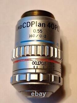 Olympus LWD CDPlan40.55 160/0-2 40x T2 Objective IMT2