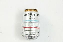 Olympus LWD CDPlan 40X PL 0.60 160/0-2 Ring OK Microscope Objective Lens #2823