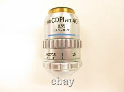 Olympus LWD CDPlan 40x 0.55 160/0-2 T2 Microscope Objective Lens plan RMS