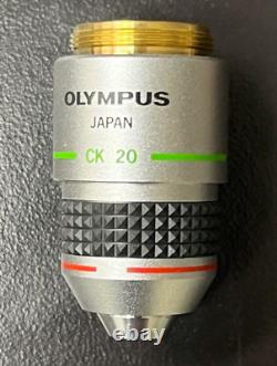 Olympus LWD C A20PL 0.4 160/1.2 Microscope Objective Lens Used From Japan