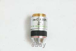 Olympus LWD C A 20X PL 0.40 160/1.2 CK20 Microscope Objective Lens from JP #3047