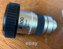 Olympus Lens Microscope lot 4 Objective Lens Set Good condition