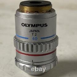 Olympus Lwd Cd Plan 40Pl 0.55 160/0-2 T2 40 Microscope Objective Lens (p2Red)