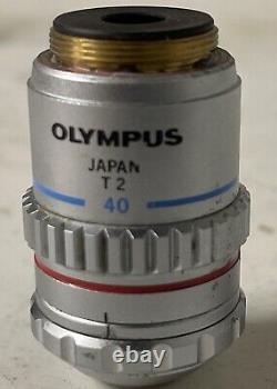 Olympus Lwd Cd Plan 40Pl 0.55 160/0-2 T2 40 Microscope Objective Lens (p2Red)