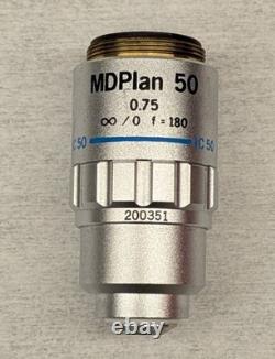 Olympus MDPlan IC 50 Microscope Objective Lens, f=180