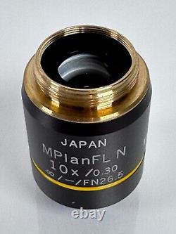 Olympus MPlanFL N 10x /0.30 UIS 2 MPLFLN10X Microscope Objective Lens