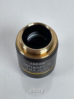 Olympus MPlanFL N 10x /0.30 UIS 2 MPLFLN10X Microscope Objective Lens