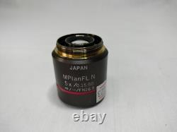 Olympus MPlanFL N 5x /0.15 BD Microscope Objective Lens Made in Japan