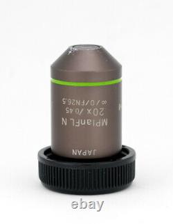 Olympus MPlanFl N 20X/0.45 Microscope Objective Microphoto Lens RMS