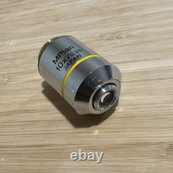 Olympus MPlan 10x / 0.25 Infi/- M Plan Microscope Objective Lens