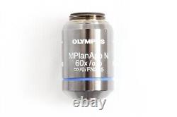 Olympus MPlan APO N 60x / 0.90 FN26.5 Infinity Microscope Objective Lens #4918