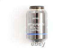Olympus MPlan APO N 60x / 0.90 FN26.5 Infinity Microscope Objective Lens #4918