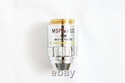 Olympus MSPlan 10x 0.30 Infi/- 180mm MS Plan Microscope Objective Lens #5028