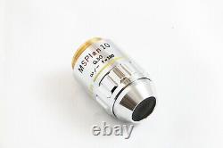 Olympus MSPlan 10x 0.30 Infi/- 180mm MS Plan Microscope Objective Lens #5028