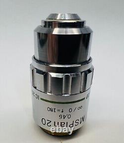 Olympus MSPlan 20X Infinity Corrected Microscope Objective MS Plan BH CH Series